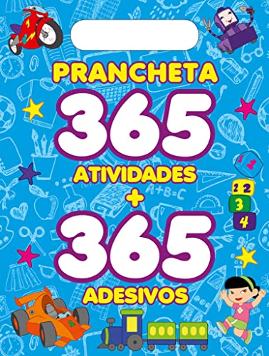 Prancheta 365 atividades + 365 adesivos: