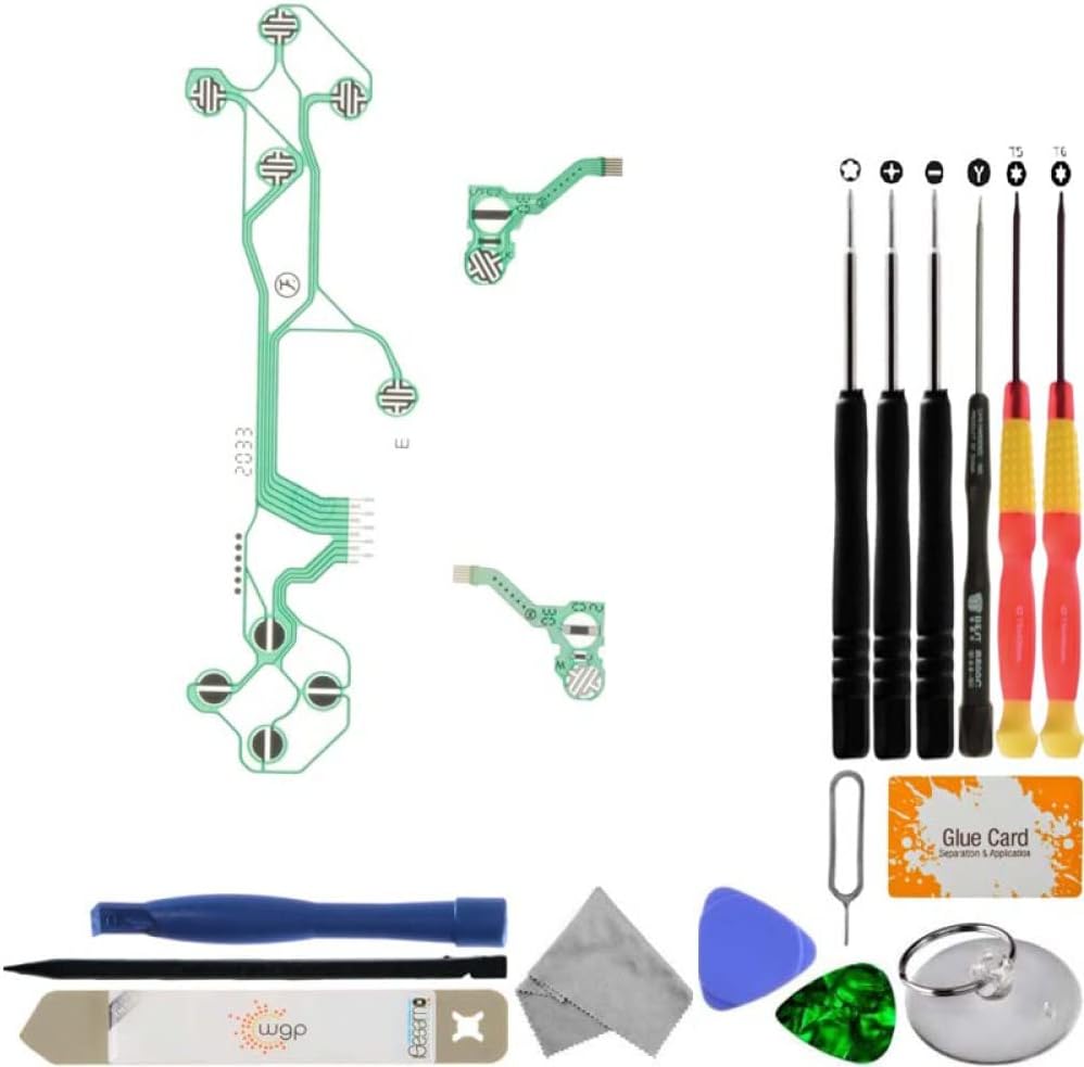 Conductive Button Membrane for Sony Playstation DualSense with Tool Kit