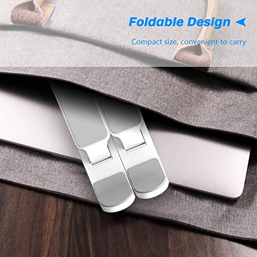 Soporte Plegable para Portátil de Aluminio Negro miniatura 2