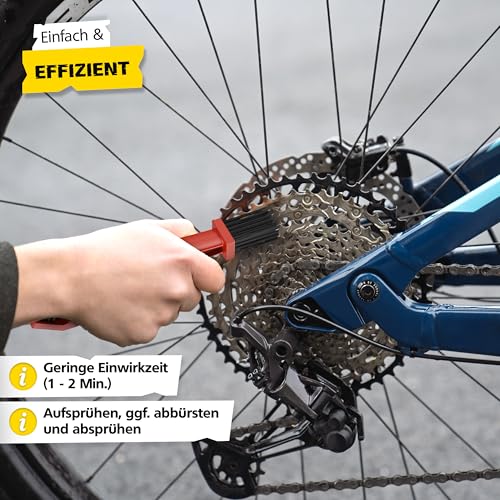 SPRINGER RX3100 - - Kettenreiniger 500 ml + Bürste - - Made in Germany - - Fahrrad Antriebsreiniger mit starker Reinigungskraft - - Schutz vor Rost & Verschleiß - - Schonendes Fahrradketten-Spray