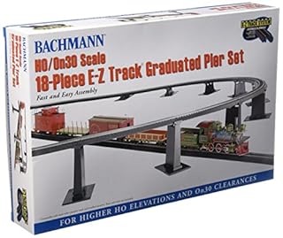 UPC 022899445953 product image for Bachmann Trains 18 PC. E-Z TRACK GRADUATED PIER SET - For Use with HO or On30  | upcitemdb.com