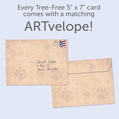 Miniatura 2 de Tree-Free Greetings Pet Sympathy - Paquete de 2 sobres a juego, respetuoso con el medio ambiente, fabricado en Estados Unidos, papel 100% reciclado,