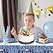 41pcs Navy Blue and Silver Party Supplies ,include 20 Plates, 20 Napkin and 1pcs Tablecloth,Used for Navy Blue and Silver Birthday Party Decoration (BBB)