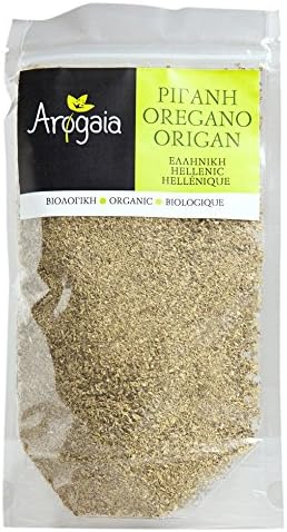 Arogaia Greek Organic Oregano Refill FlexBag 70 g, Pack of 2 x 70g (Total: 140g)