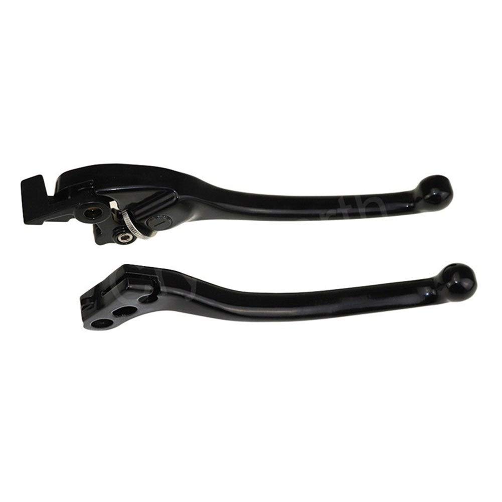 Leva Frizione E Freno Per Honda CBR600, Hurricane, Hornet, CB900, VTX1300 E NC700 – Kit Regolabile In Alluminio, Resistente E Leggero, Nero