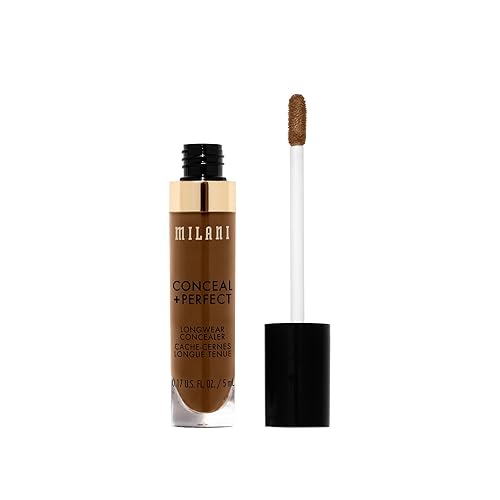 Miniatura 9 de Milani Conceal + Perfect Longwear Corrector 0.17 fl. oz (personalizable) - Corrector líquido vegano, libre de crueldad animal, cubre círculos