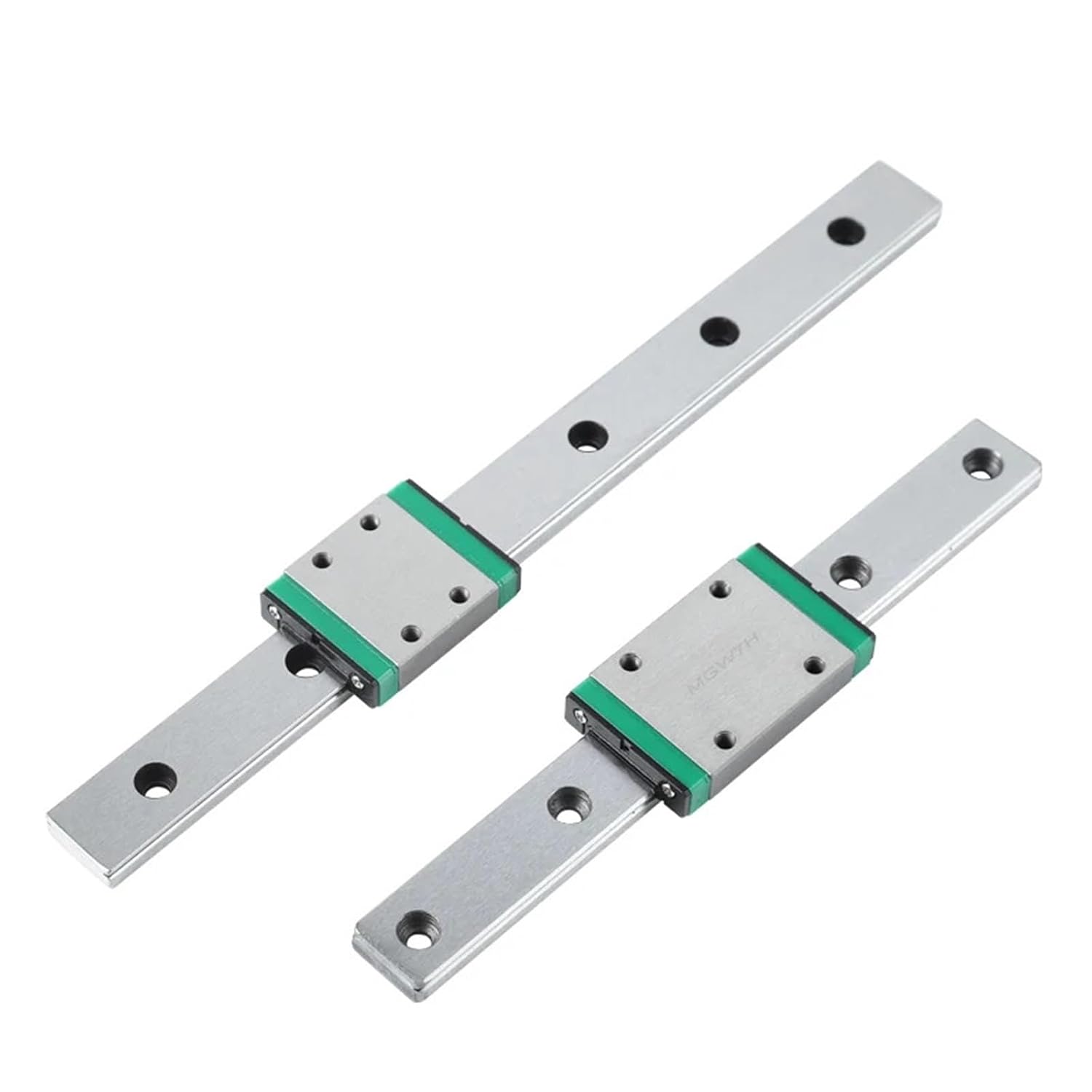 MGW Linear Guide Rail 1 Pcs Linear Guide + 2 Pcs MGW Slider Miniature Linear Rail Router 100-500MM 3D Printer MGW7H/9H/12H/15H
