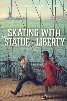 Hardcover Skating with the Statue of Liberty Book
