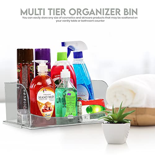 Utopia Home Pantry Organizer Bins (Pack Of 4) - Stackable Storage Bins For Kitchen, Cabinets, Countertops, Bathrooms, Offices & More - Pantry Organization And Storage - Open Front Storage Bins (Grey) #TOP6