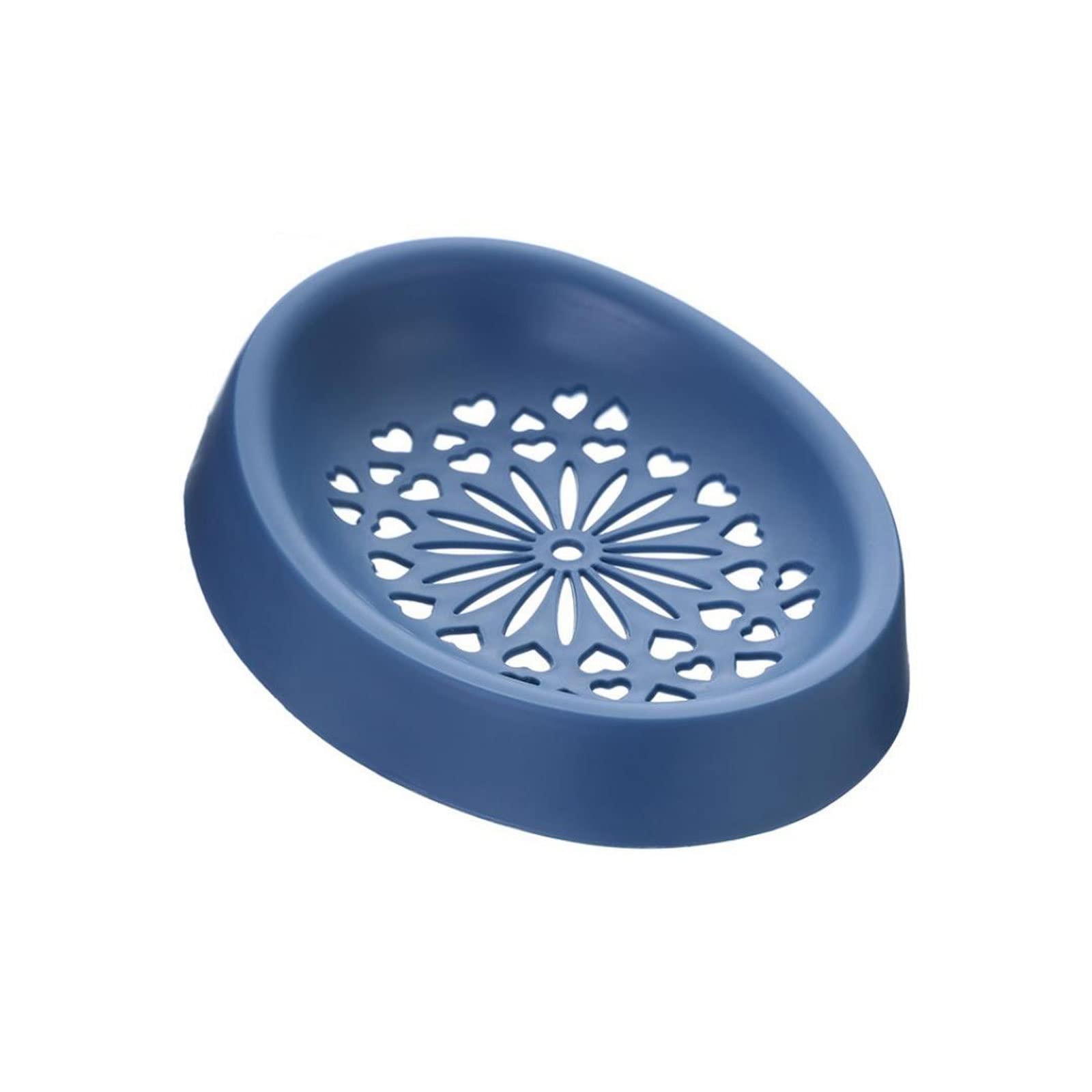 JINGYAN Soap Dishes Creative Soap Dish Holder Perforation Free Shelf Drain For Toilet
