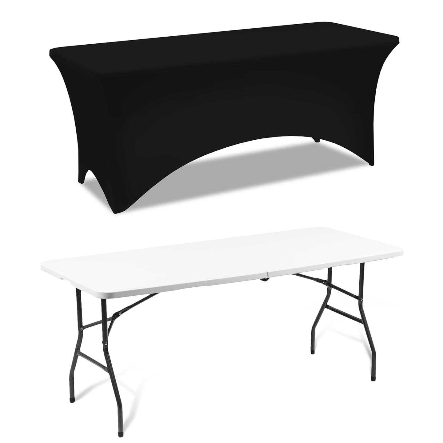 Confezione da 8 copritavoli da cocktail, 81 x 100 cm, con angoli