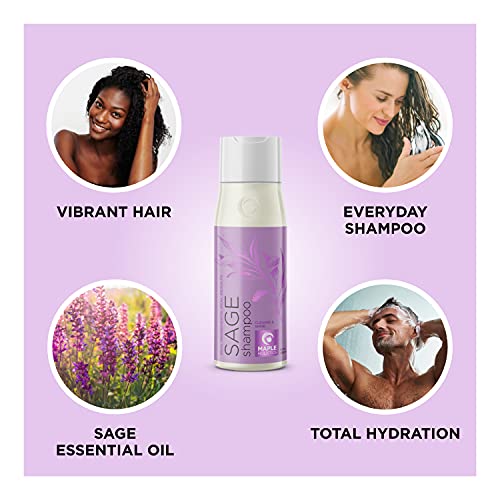 Sage Shampoo For Thin Hair Care - Sage Oil Clarifying Shampoo For Build Up Hair Shine And Scalp Moisturizer - Oily Hair Shampoo For Greasy Hair And Dry Scalp Treatment With Essential Oils For Hair (10 Fl Oz (Pack Of 1)) #TOP3