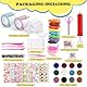 MXTIMWAN Nano Tape Bubbles Set, 56 Stück Doppelseitiges Klebeband Set für Blow Bubbles, DIY Bubble Tape Nano Klebeband mit 3 Rollen Nanoband Doppelseitig für Kinder Jungen Mädchen