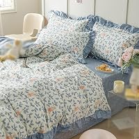 Amazon｜布団カバー 4点セット セミダブル ベッドカバー 北欧風