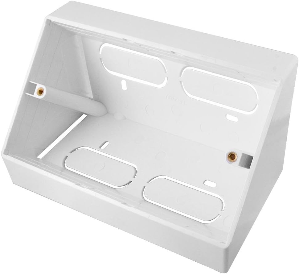 CONEC2, ANGLED SURFACE BACKBOX, 2 GANG