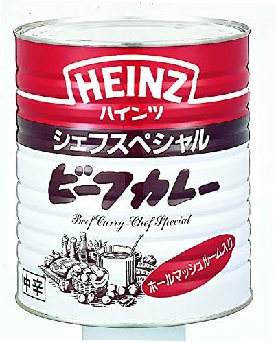 Amazon Heinz ハインツ ビーフカレーシェフスペシャル ホールマッシュルーム入り 中辛 840g 1個 ハインツカレー カレー 通販