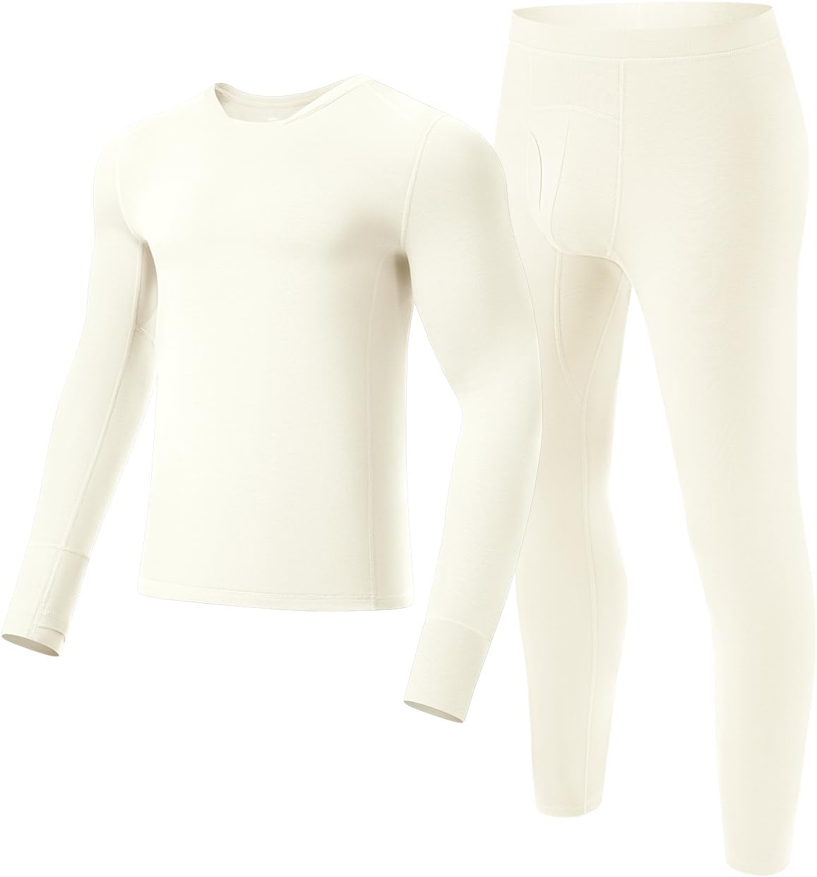 Thermal Underwear for Men - Long Johns with Fleece Lined Winter Warm Base Layer Cold Weather 14-32℉ Top and Bottom