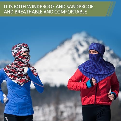 Image of Balaclava Full Face Masks Summer Balaclava Long Face and Neck Cover Breathable Sun Protection for Men Women