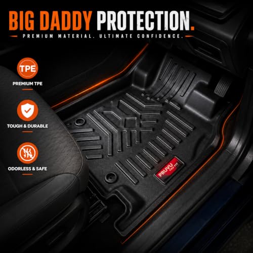 Image of Custom Fit 3D Car Floor Mats for Tata Sierra Automatic 2025 Onwards, Premium Leatherette Foot Mats, Waterproof, Anti-Slip, Dustproof, Full Coverage Car Interior Floor Protection All Weather