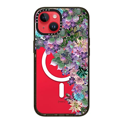 Coque iPhone 14 CASETiFY Impact chic et robuste avec design My Succulent Garden - 5