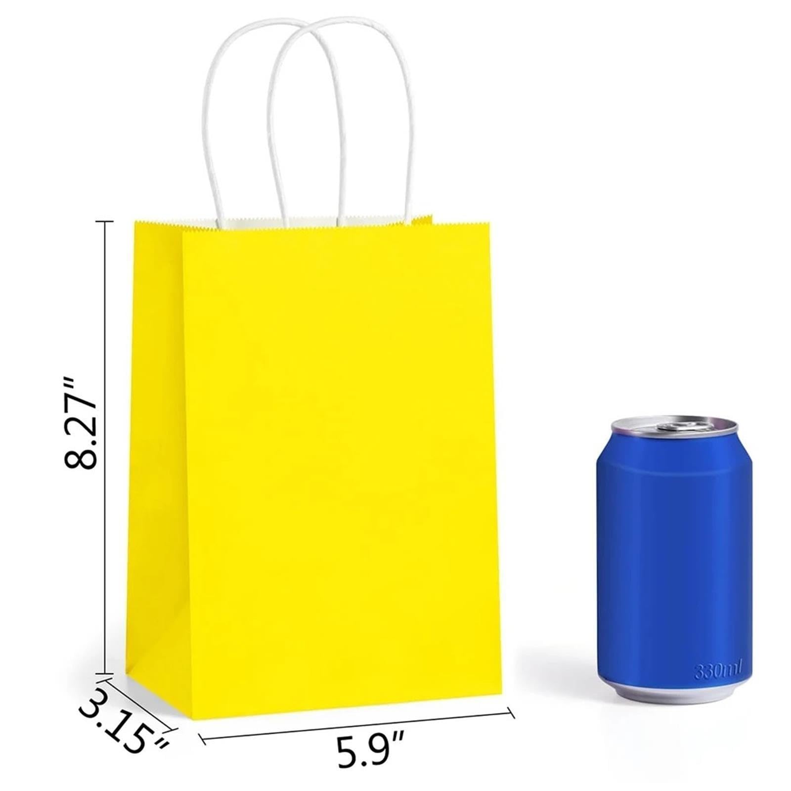 Papiertüten 5/10/15 Stück bunte Geschenktüten aus Kraftpapier