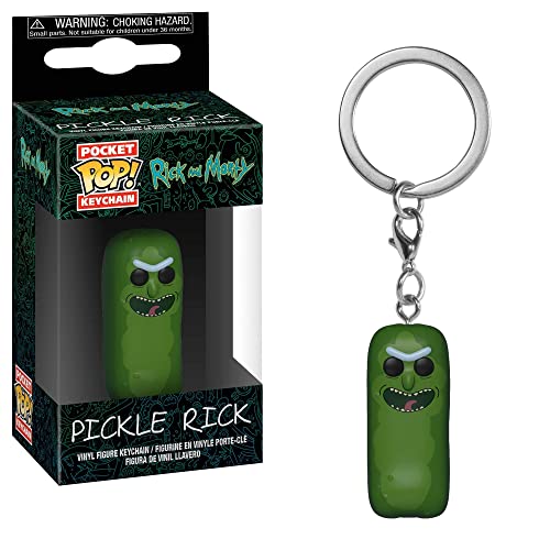 Funko 35929 Pop! Keychain: Rick & Mortypickle Rick, Multicolor #TOP1