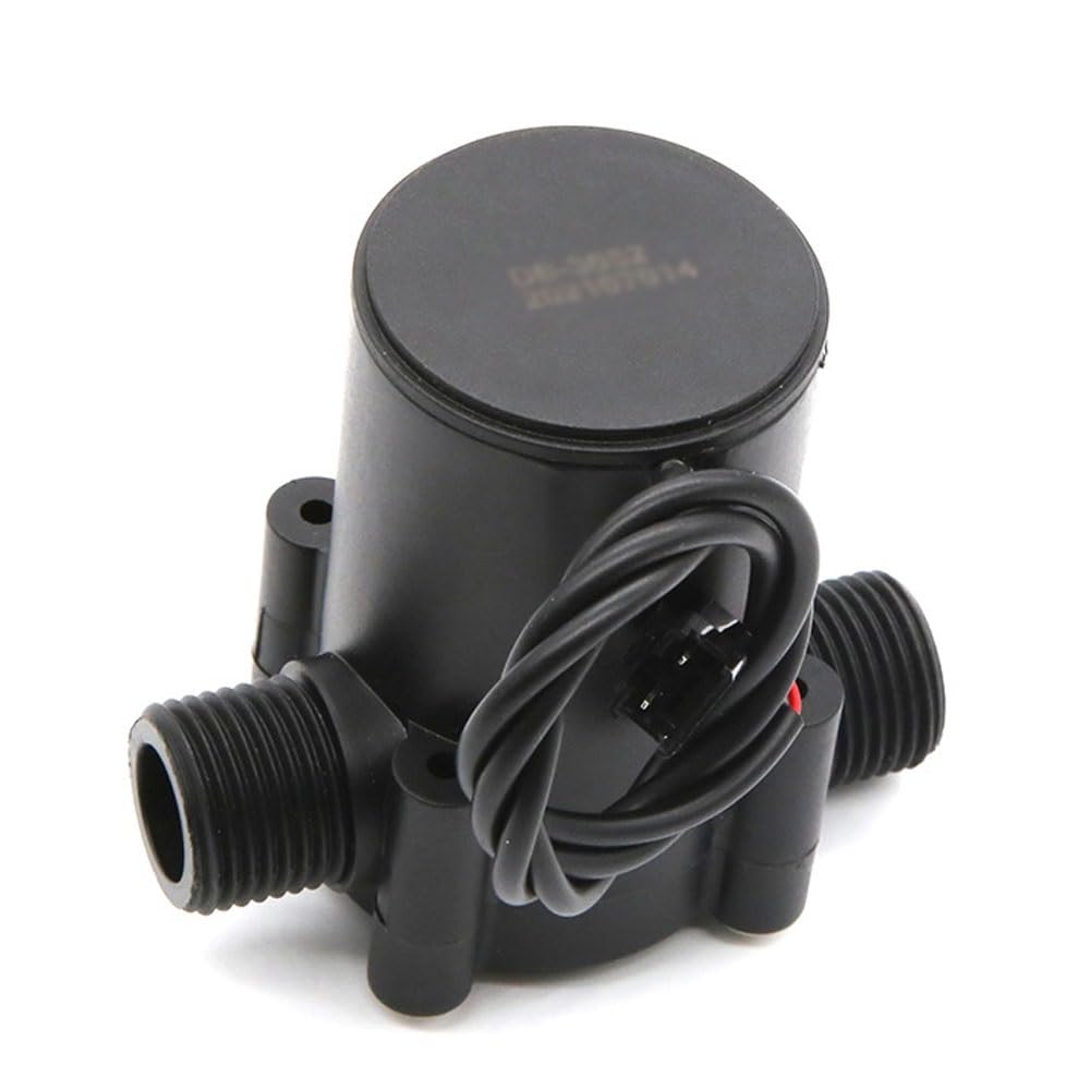 Mini generador de turbina de agua hidráulica – Generador de flujo de agua CC con interfaz G1/2 – Herramienta de carga eficiente de micro tuberías para soluciones de energía renovable