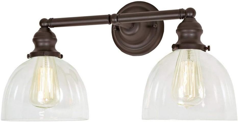 JVI Designs 1211-08 S5 Union Square 2 Light Madison Bathroom Wall Sconce
