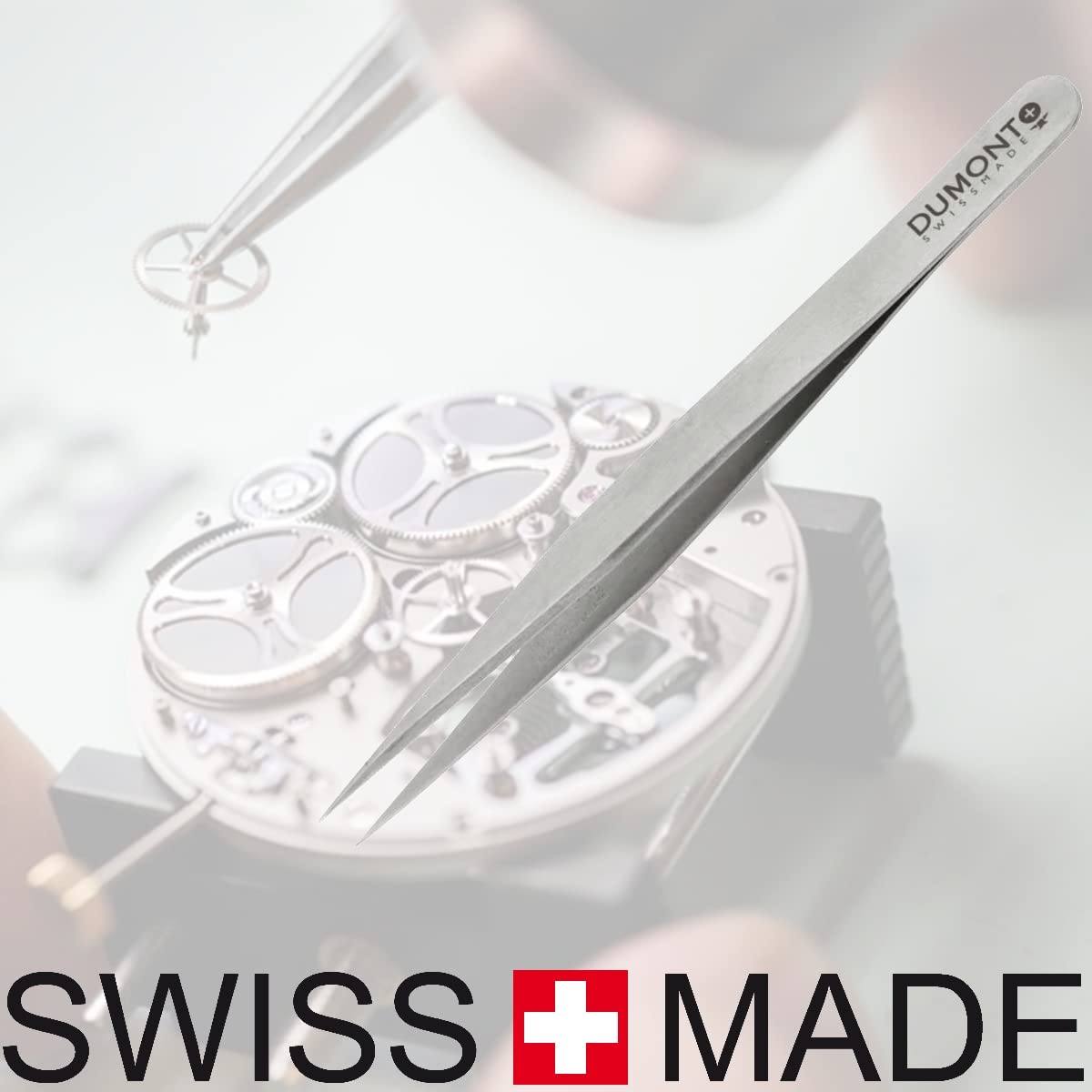 Pinzetta Orologiaio Dumont Dumoxel #3 Antimagnetica - 120 Mm Per Lavori Di Precisione