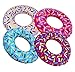 Inflatable Donut Party Decorations Pool and Beach Party Favor Pack of 12 Donut Inflatables Assorted Color Delicious Looking Glaze with Sprinkles 18 Inch
