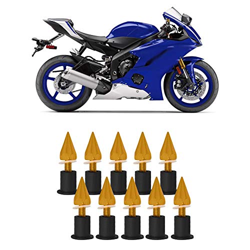 Image of Wind Screen Spike,Windshield M5 Screws Nuts Fit for Motorcycle Modification, golden, default