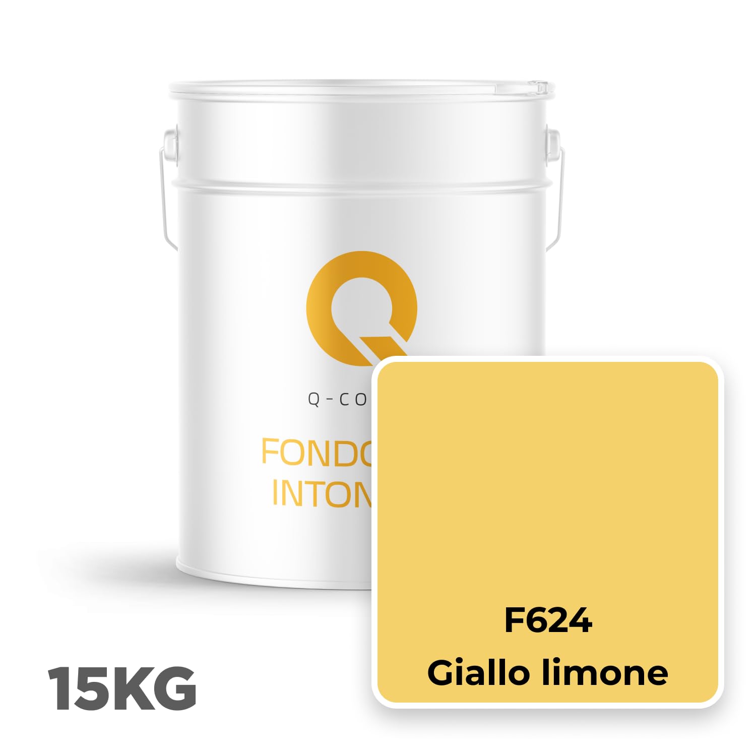 Primer per intonaco 15 kg Giallo limone | Fondo aggrappante per interni ed esterni | Primer speciale senza solventi | Base per intonaco, intonaco graffiato e facciata