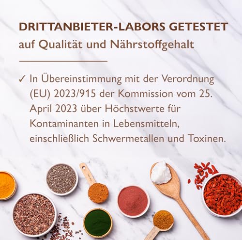 Sevenhills Wholefoods Spirulina Pulver Bio 200g - natürliche Entgiftung, Detox, verarbeitet unter strenger Qualitätskontrolle