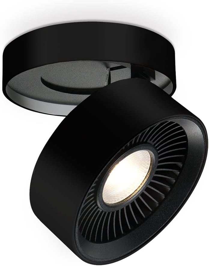 Kuzco Lighting FM9405-BK Solo Flush Mount LED, Black
