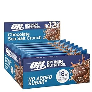 Optimum Nutrition Chocolate Sea Salt Crunch Protein Riegel, 12 x 55g