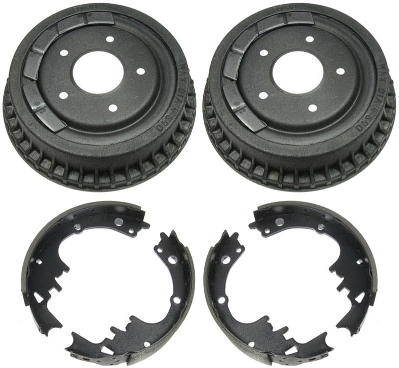 Replacement Brake Drum and Shoe Kit - Front - fits 1967-1981 Chevrolet Camaro with 9.5 in. Drums