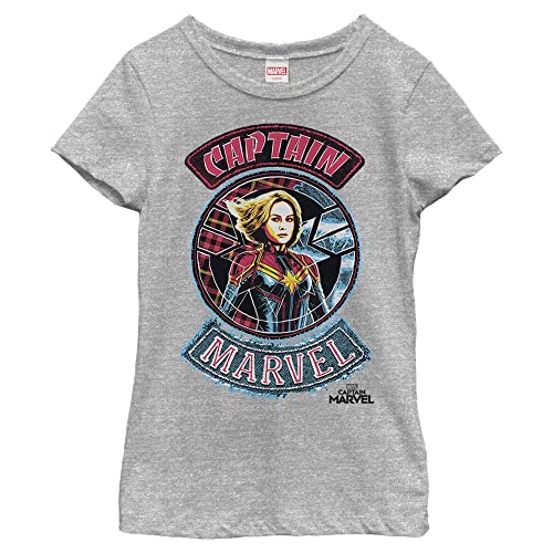 T-shirt Marvel fille à écussons pour le collège et les loisirs