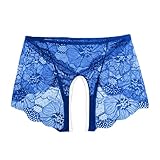 Generico Mutande Donna Sexy Invisibili Culotte Hot And Vita Alta Culottes Sottili Mutandine Oversize Nonna Perizoma Aperto in Pizzo novità Underwea#22