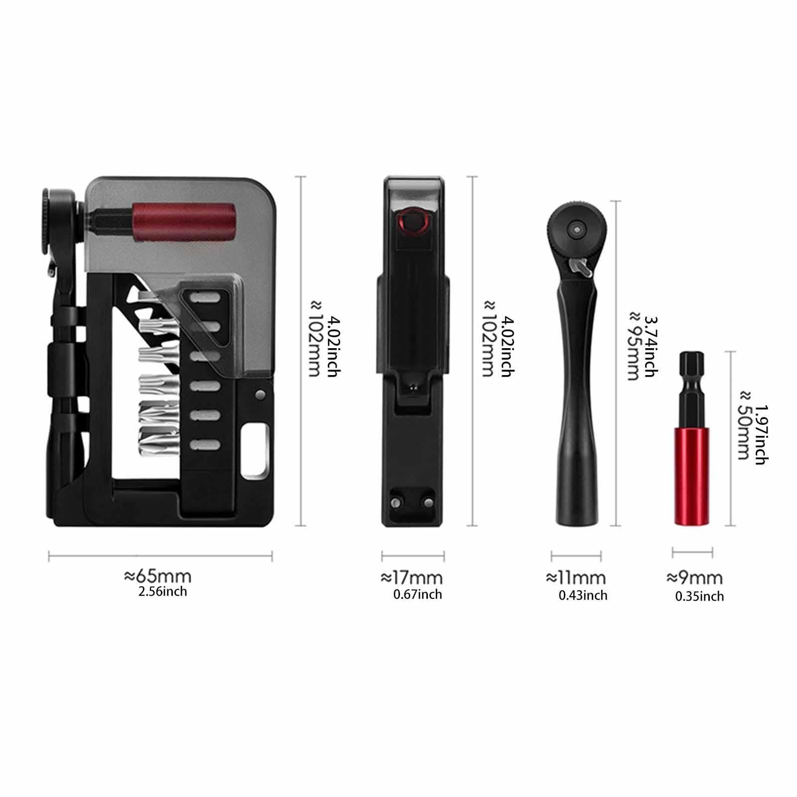 Menolana Spanner Hex Key Socket Set Cycling Multitool Repair Kit Compact Size Bike Allen Key Spanner Torque for Bicycle Cycling Repair