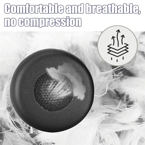 Ohrpolster für Jabra Evolve 75/75+ / 75 UC / 75MS, Besseres Klangerlebnis, Weich und bequem, Exakte Passform, Verbessertes Klangerlebnis, Einfache Installation