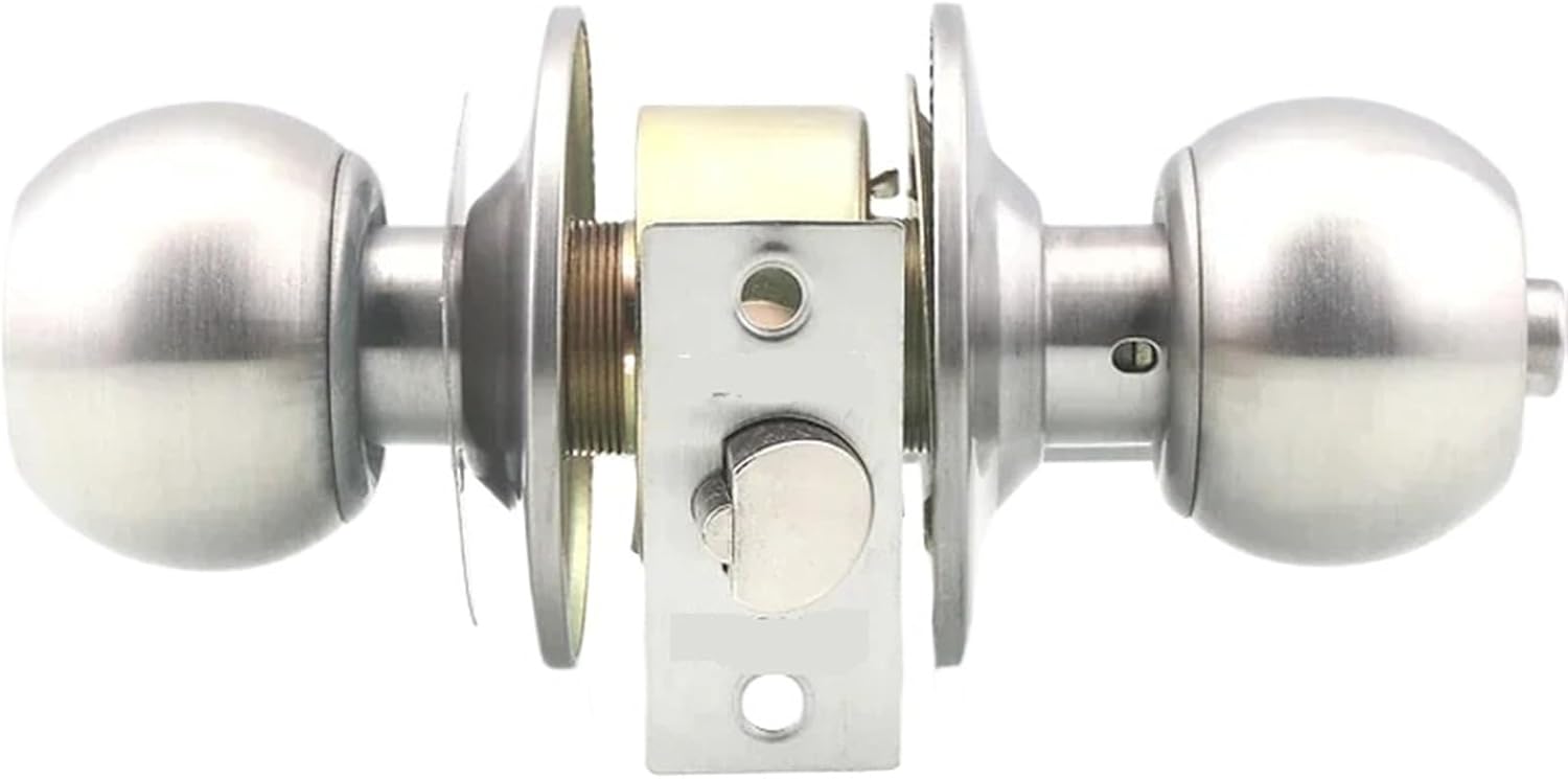 Handle Door Lock with Spring Bolt for Bathroom Bedroom Office Women Bag Shop Wooden Door Hardware H 1Pcs