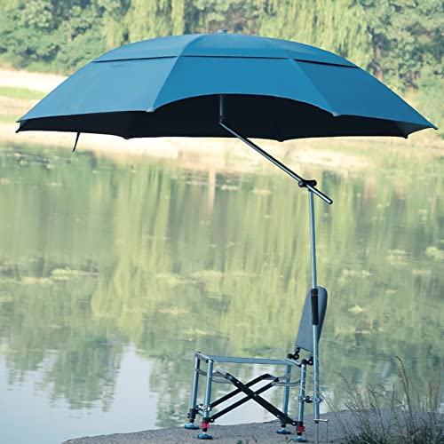 Parasol de plage résistant au vent fort avec rotation 360 degrés - 7