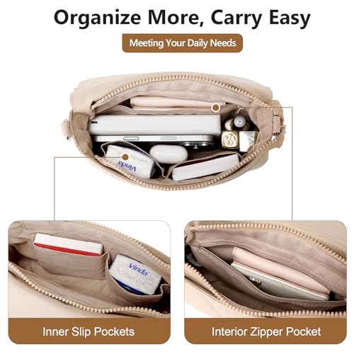 Image of JEEHAN Quilted Crossbody Bags for women Designer Shoulder Handbags Small Purse