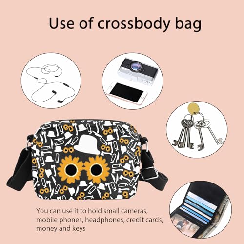 XYANFA Clloowwn Crossbody Bag Horror Movies Gift Lover Themed Gift For Women Clloowwn Handbag 6