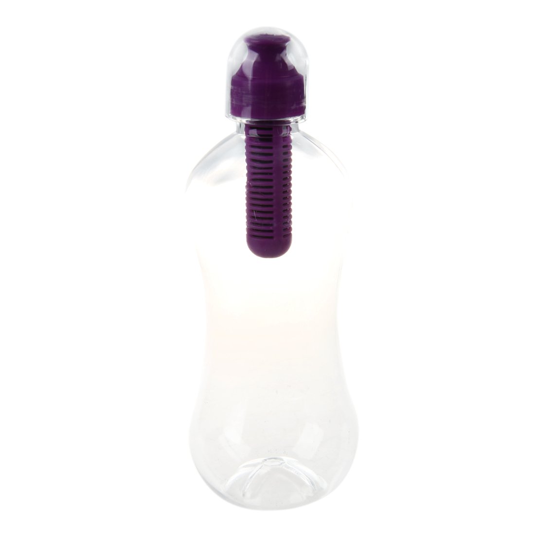 550ML Outdoor Water Bobble Hydration Filter Bottle Filtered Drinking, Purple