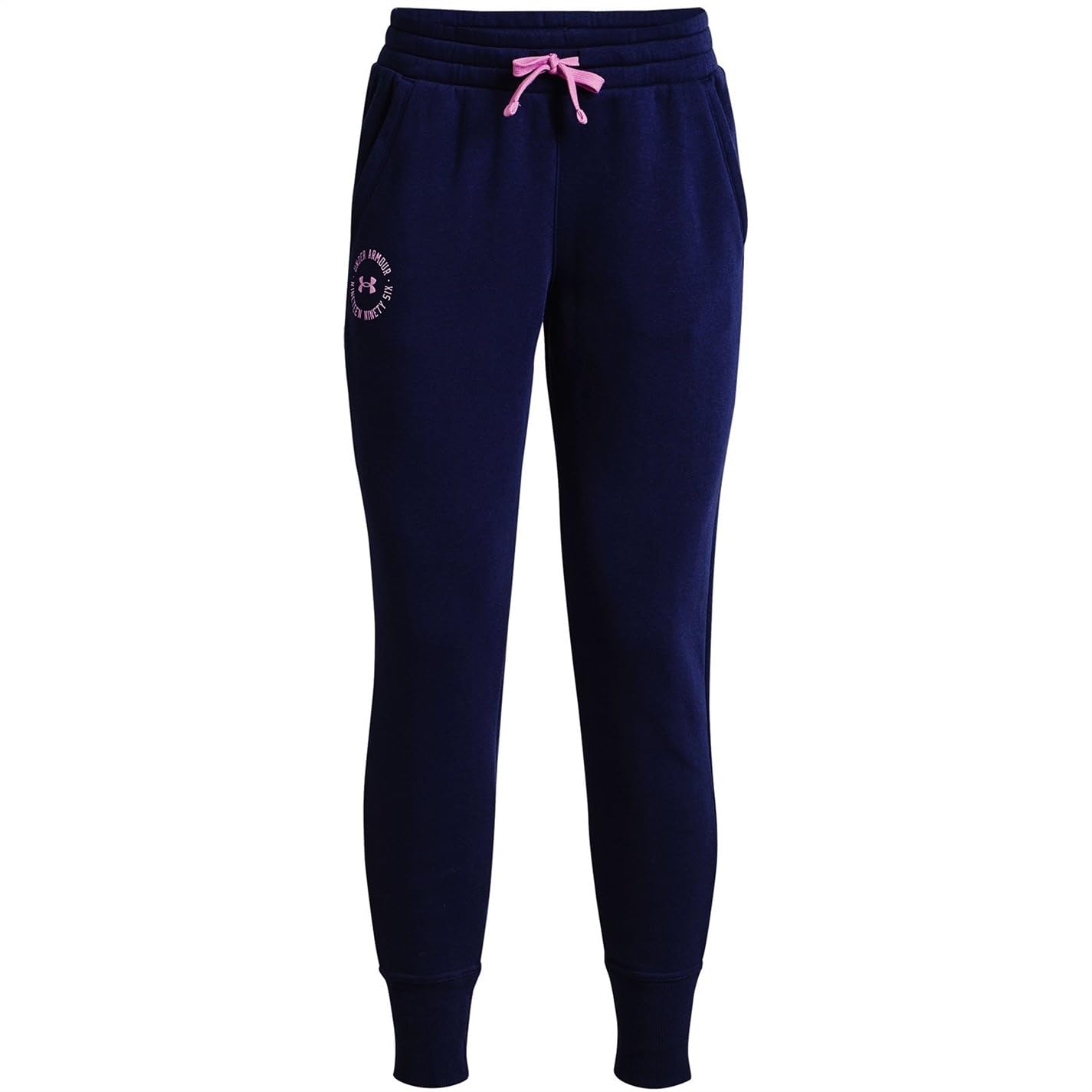 Under Armour Women's Mdn Pants Ua Rival Fleece Crest Joggers, 1373025, Size Sm