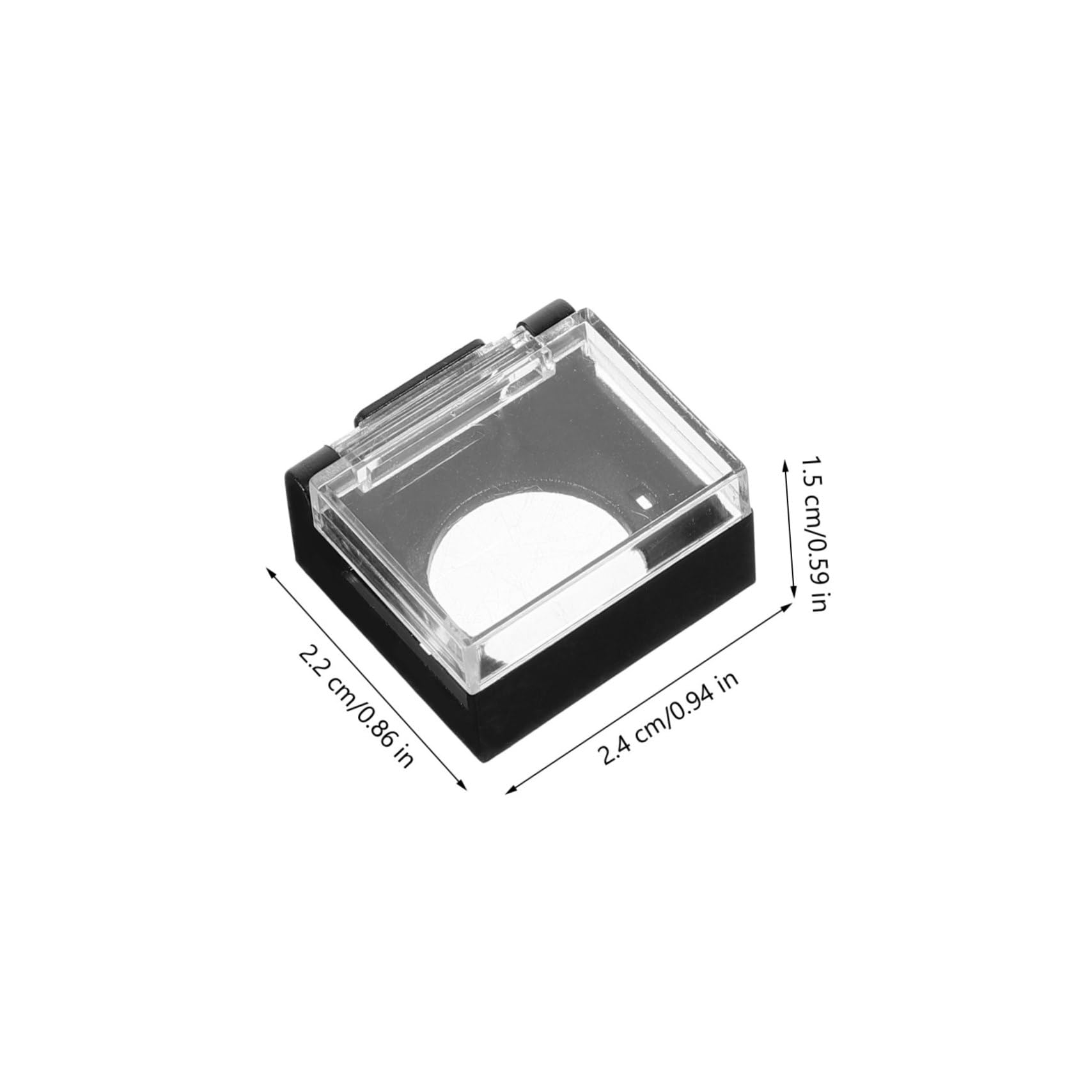 Angoily Safety Covers Push Guard 10pcs Emergency Stop Button Cover Lockout 16mm Square Plastic Protectors Industrial Use