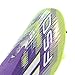 adidas F50 League Laceless Firm Ground Sneaker, Purple Rush/White/Lucid Lemon, 4 US Unisex Big Kid