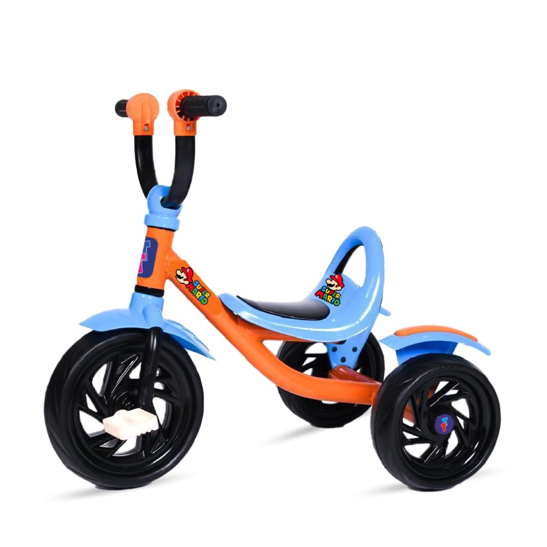 Super Mario Pro Kids Tricycle – Orange and Blue Adventure Ride for Toddlers 2-5Years (Orange+Blue) (B0DJ1422C3) Amazon Price History, Amazon Price Tracker
