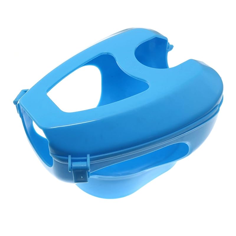 Suporte Fixador para Pombos e Aves Maxmoral com Estrutura Plástica Ajustável Azul – 1 Unidade